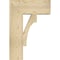 Ekena Millwork Westlake Block Rough Sawn Bracket, Douglas Fir, 6"W x 18"D x 26"H BKT06X18X26WTL05RDF - alternate 3